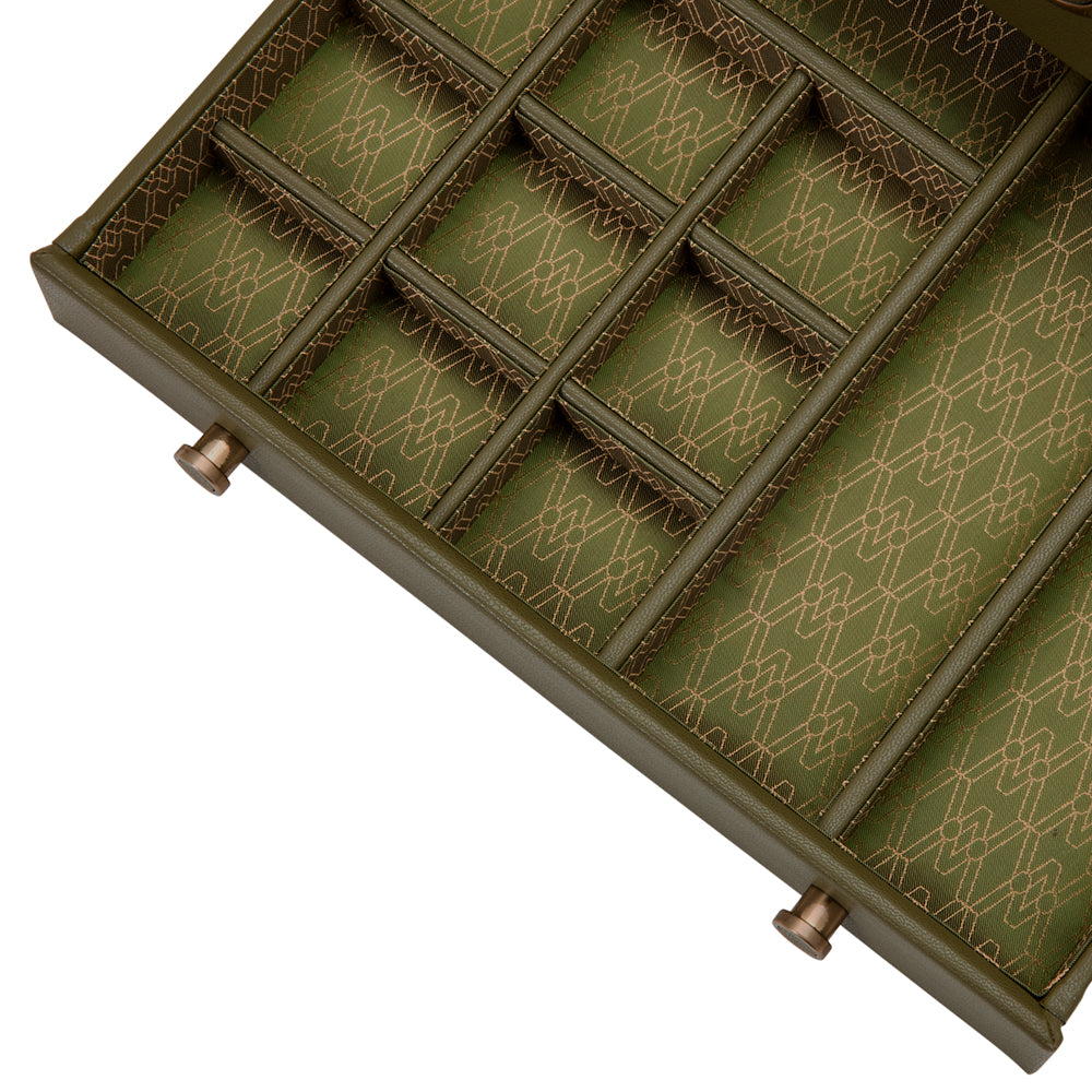 WOLF 1834 - Earth Watch Stand Box - Olive