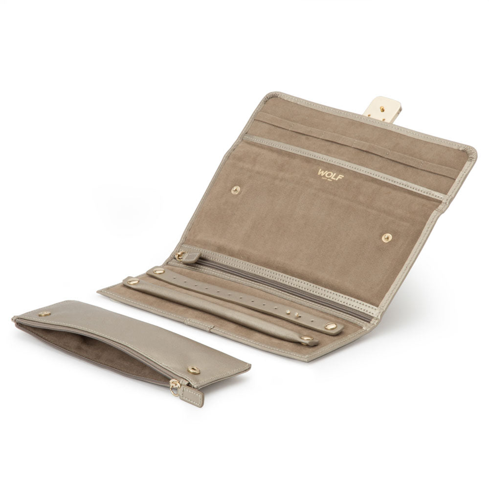 WOLF 1834 - Palermo Jewelry Roll - Pewter