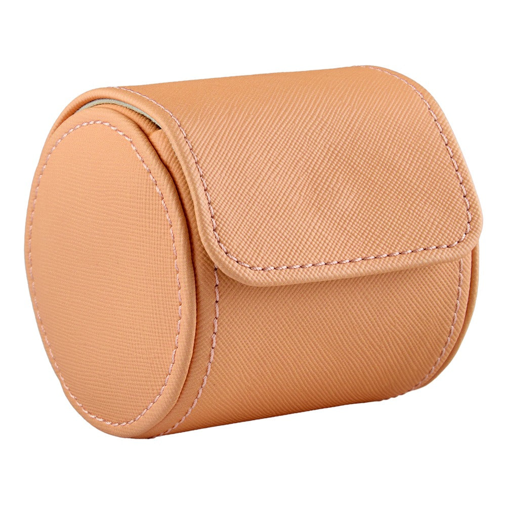WOLF 1834 - Seltzer Single Watch Roll - Peach/Mint