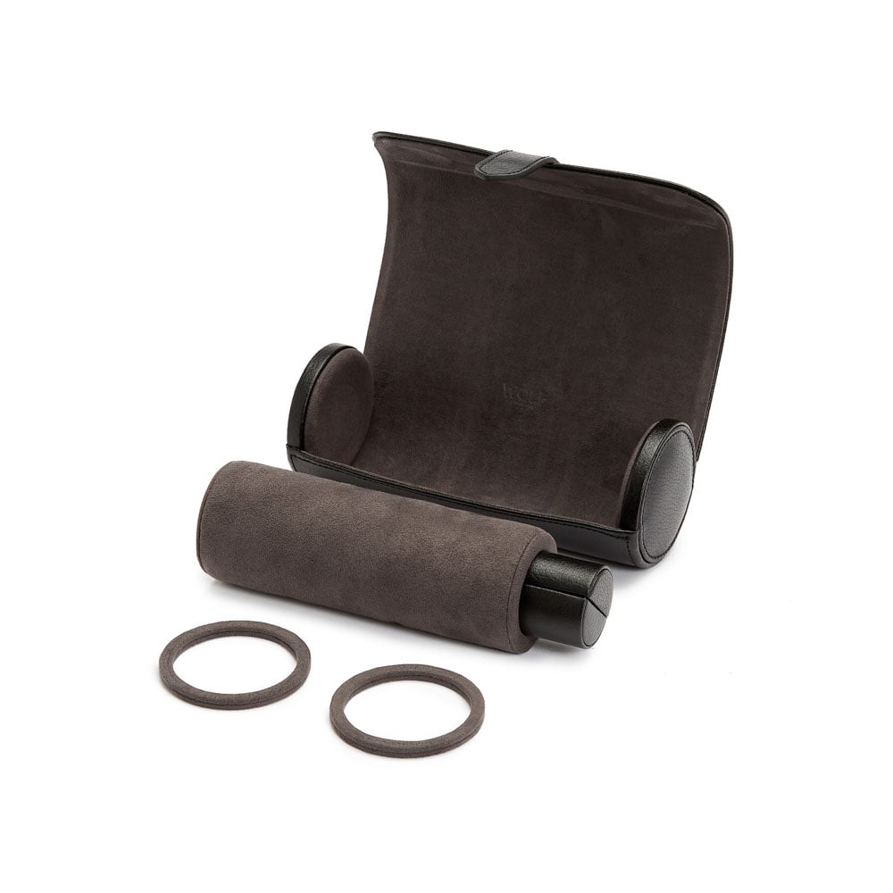 WOLF 1834 - Blake Watch Roll with Capsule - Black/Grey