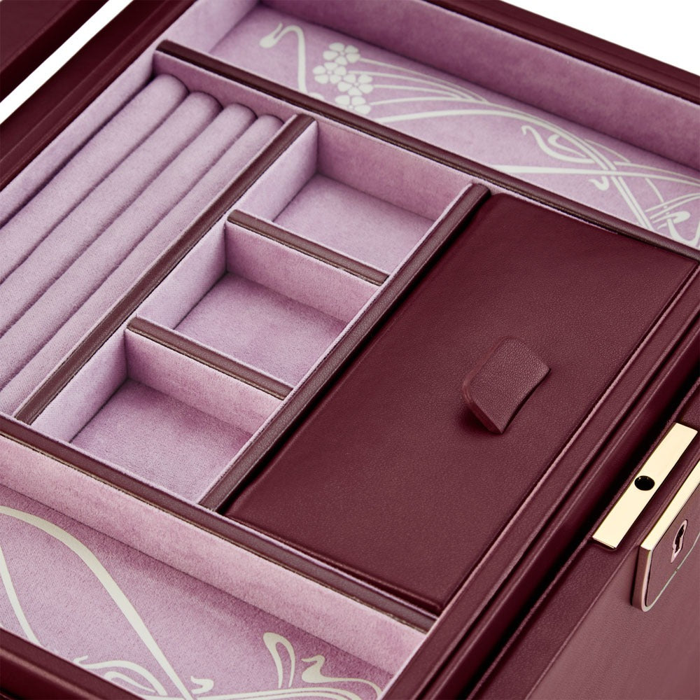 WOLF 1834 - WOLF X LIBERTY Ianthe Large Jewelry Box - Burgundy