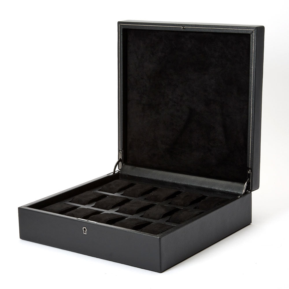 WOLF 1834 - British Racing 15 Piece Watch Box - Black