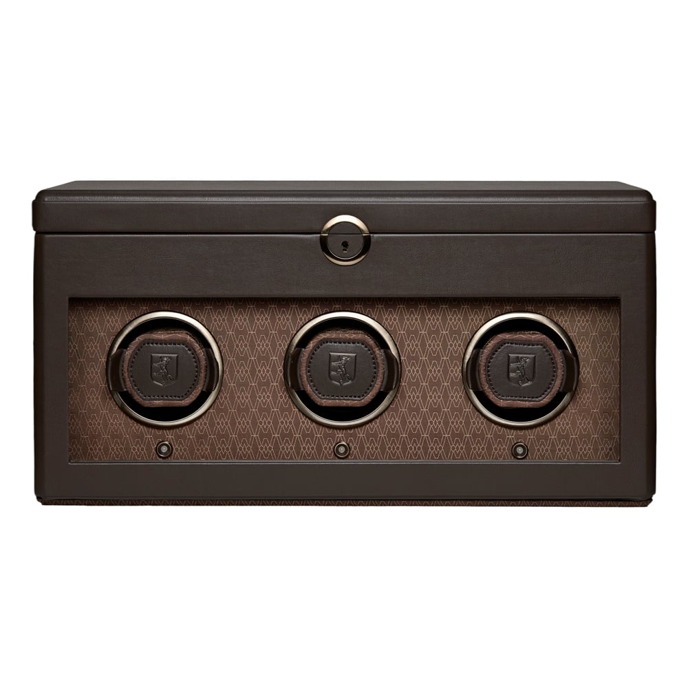 WOLF 1834 - Earth Triple Watch Winder - Coffee