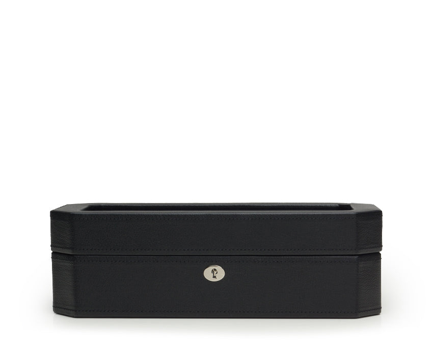 WOLF 1834 - Windsor 5 Piece Watch Box - Black/Purple
