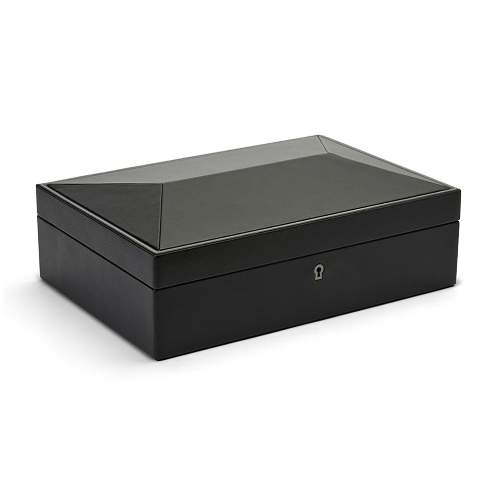 WOLF 1834 - British Racing 10 Piece Watch Box - Black