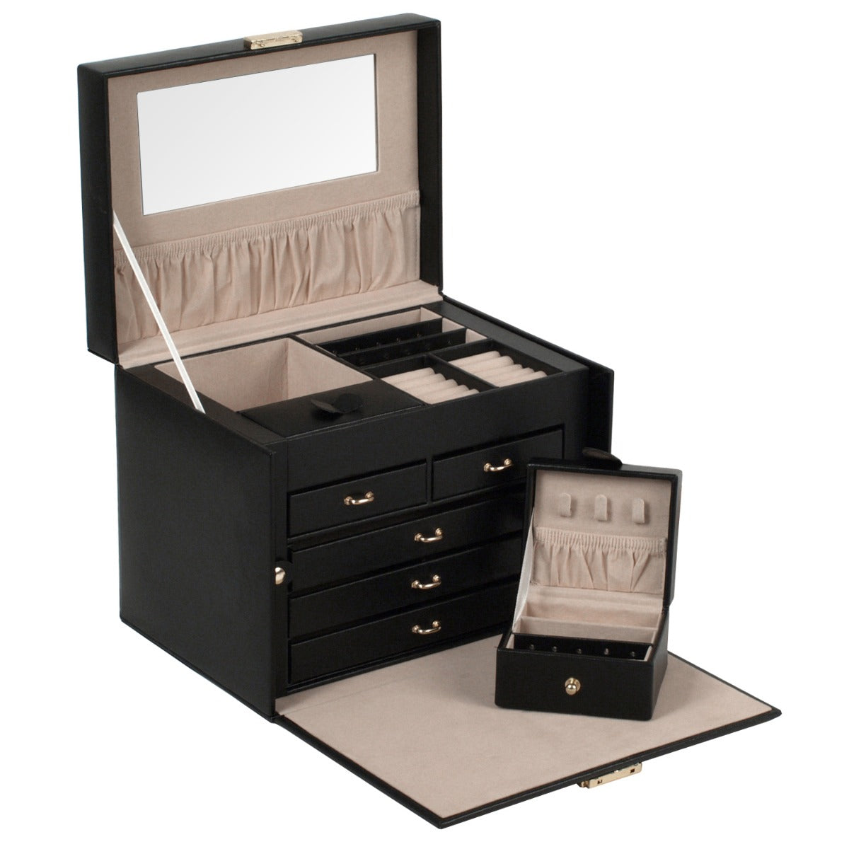 WOLF 1834 - Heritage Medium Jewelry Box - Black
