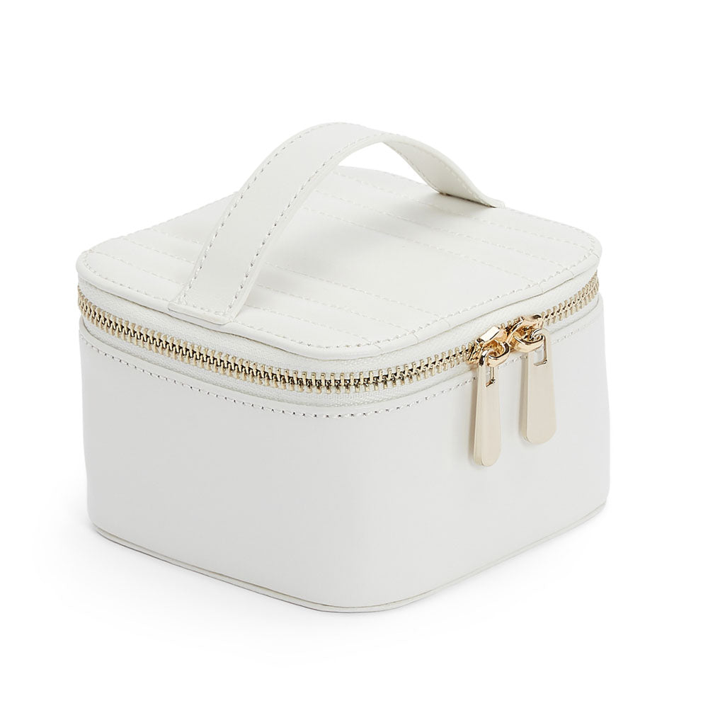 WOLF 1834 - Maria Zip Jewelry Cube - White