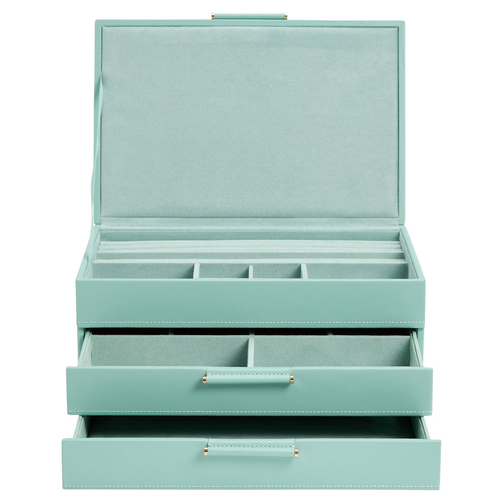 WOLF 1834 - Sophia Jewelry Box with Drawers - Jade