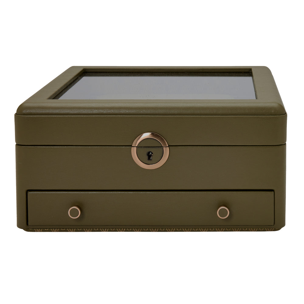 WOLF 1834 - Earth Watch Stand Box - Olive
