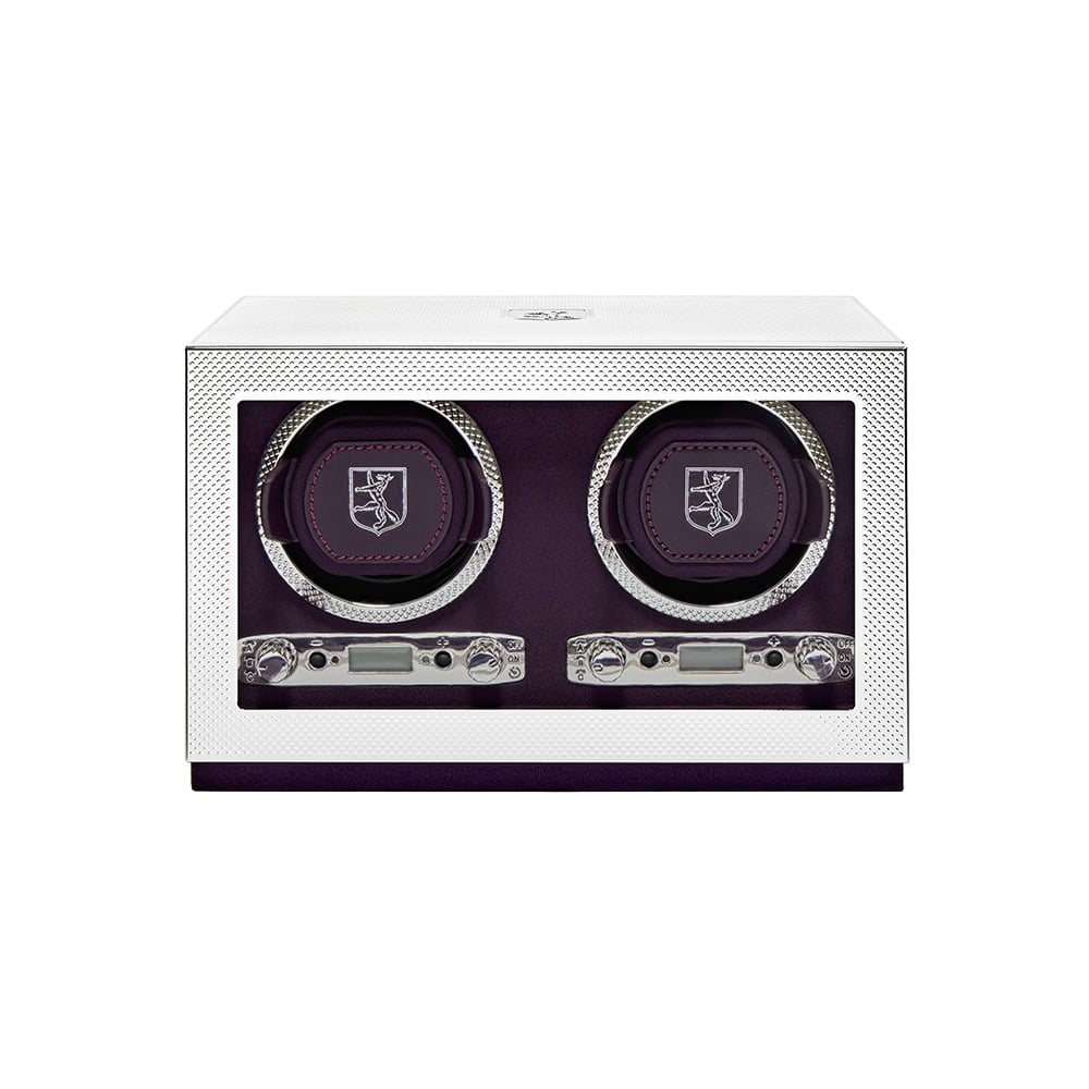 WOLF 1834 - Silver Double Watch Winder - Silver