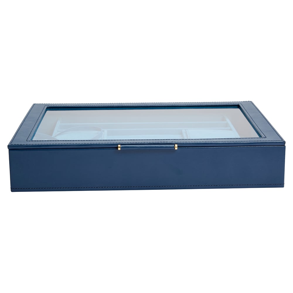 WOLF 1834 - Sophia Jewelry Box with Window - Indigo