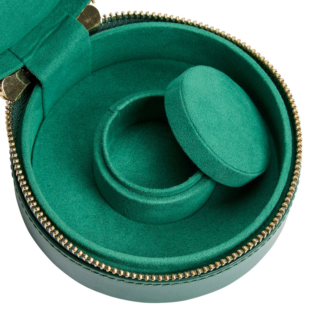 WOLF 1834 - Sophia Round Zip Case - Forest Green