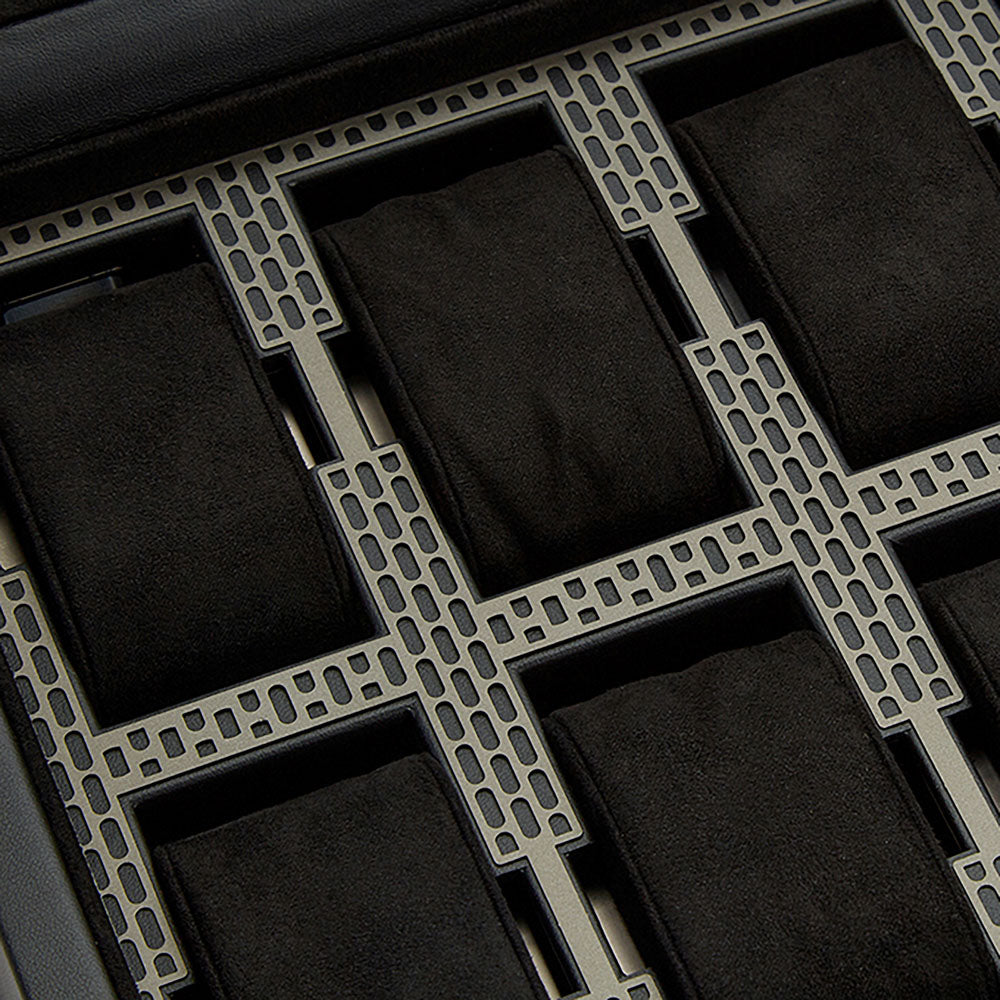 WOLF 1834 - Axis 8 Piece Watch Box - Powder Coat