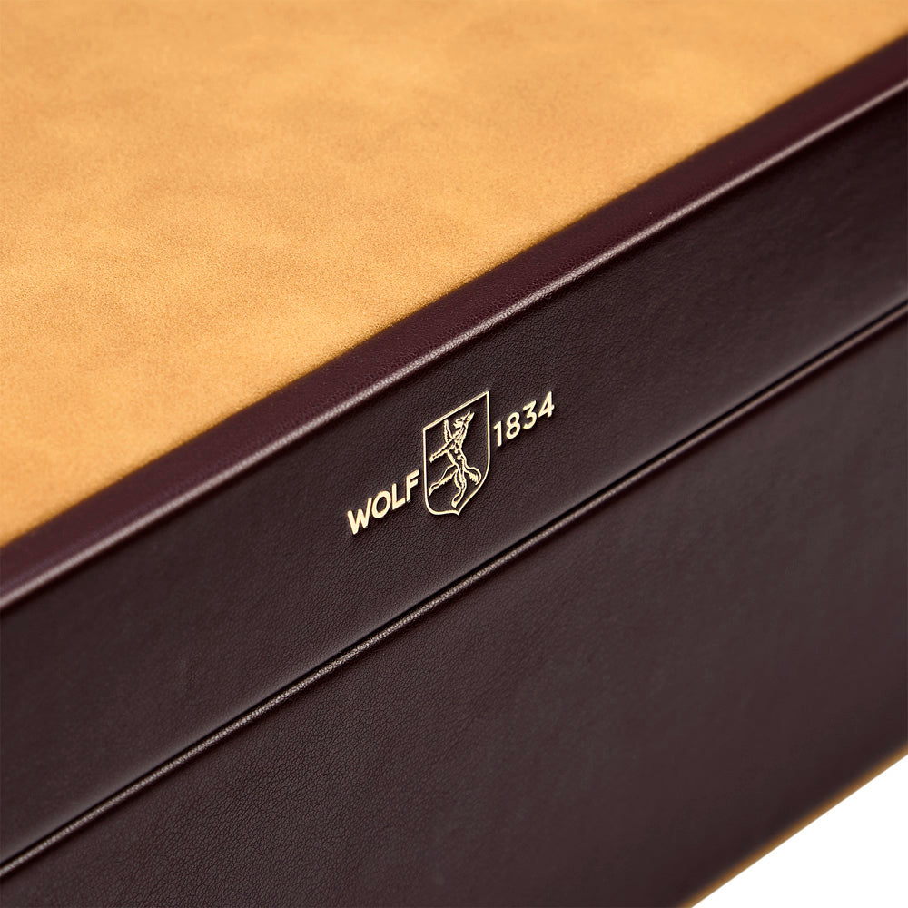 WOLF 1834 - Philipp Watch and Jewellery Lifestyle Box - Chestnut