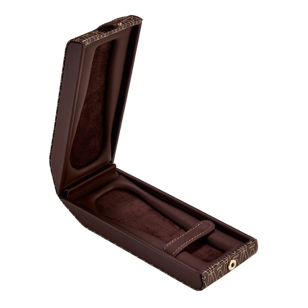 WOLF 1834 Signature Flip Watch Stand - Brown - view 3