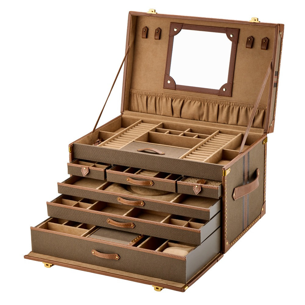 WOLF 1834 - Ida Armoire Jewelry Box - Khaki