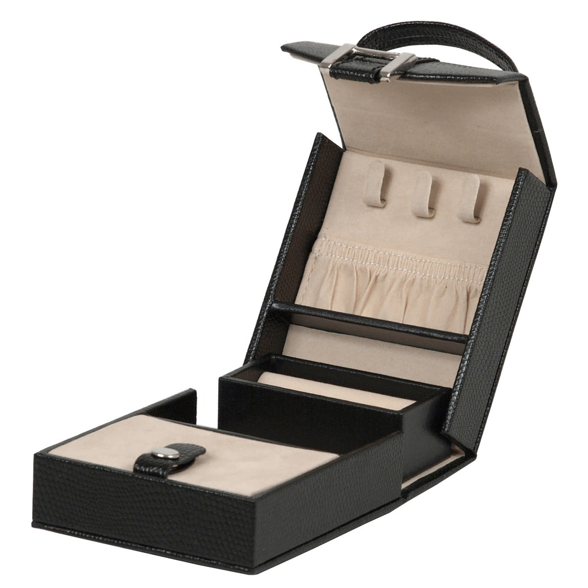 WOLF 1834 - Heritage Fold-Out Jewelry Box - Black
