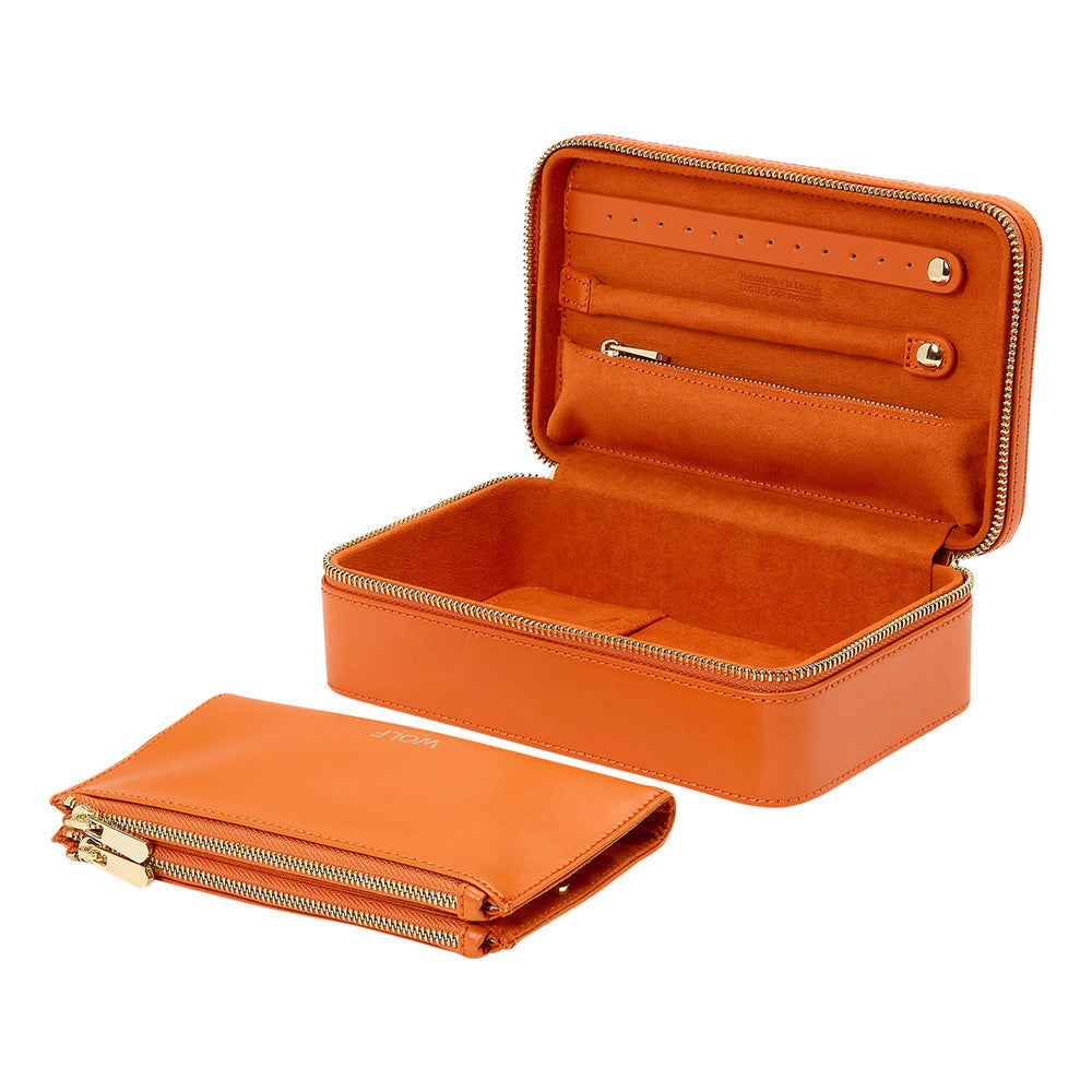 WOLF 1834 - Maria Medium Zip Case - Tangerine