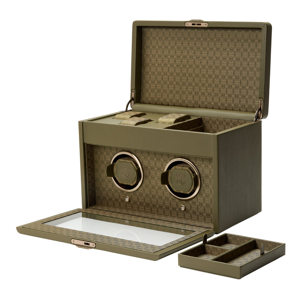 WOLF 1834 - Earth Double Watch Winder - Olive