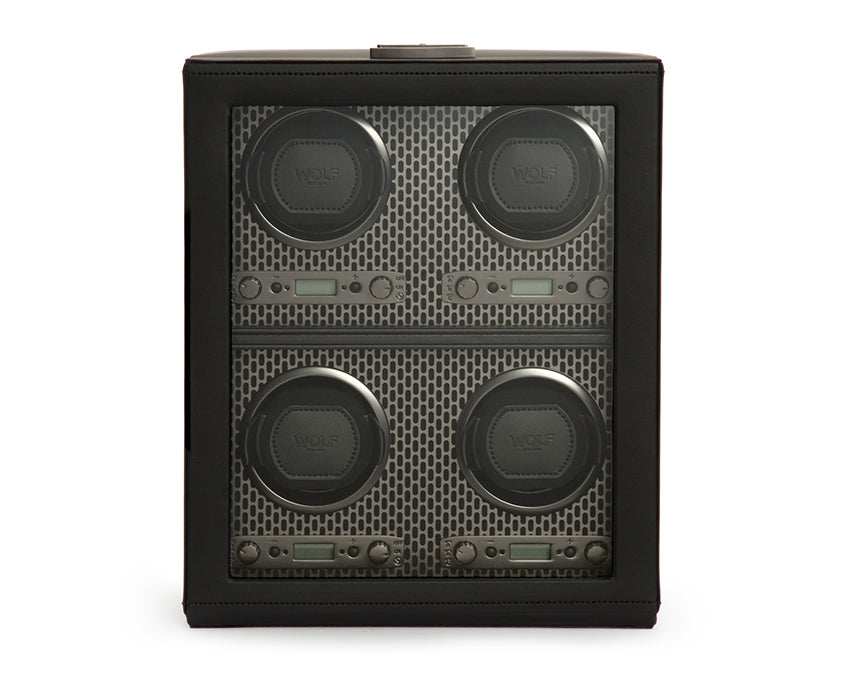 WOLF 1834 - Axis 4 Piece Watch Winder - Powder Coat