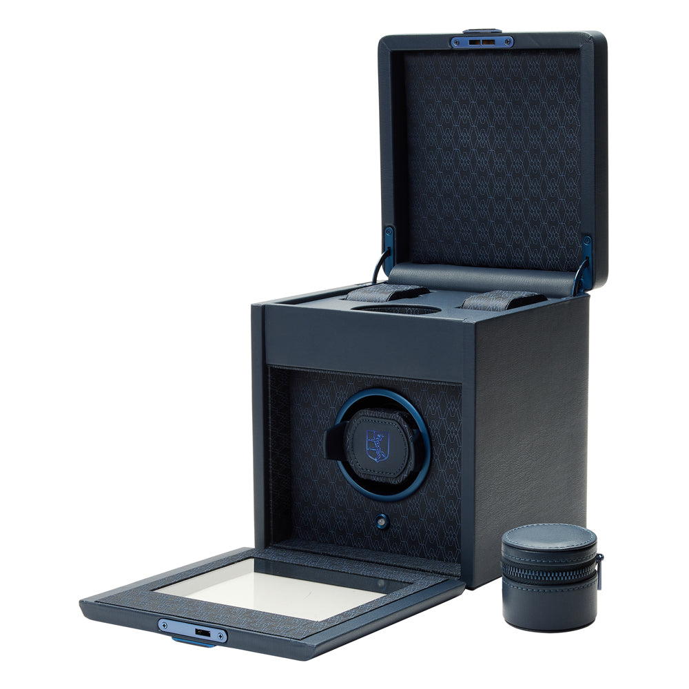 WOLF 1834 - Earth Single Watch Winder - Midnight Blue