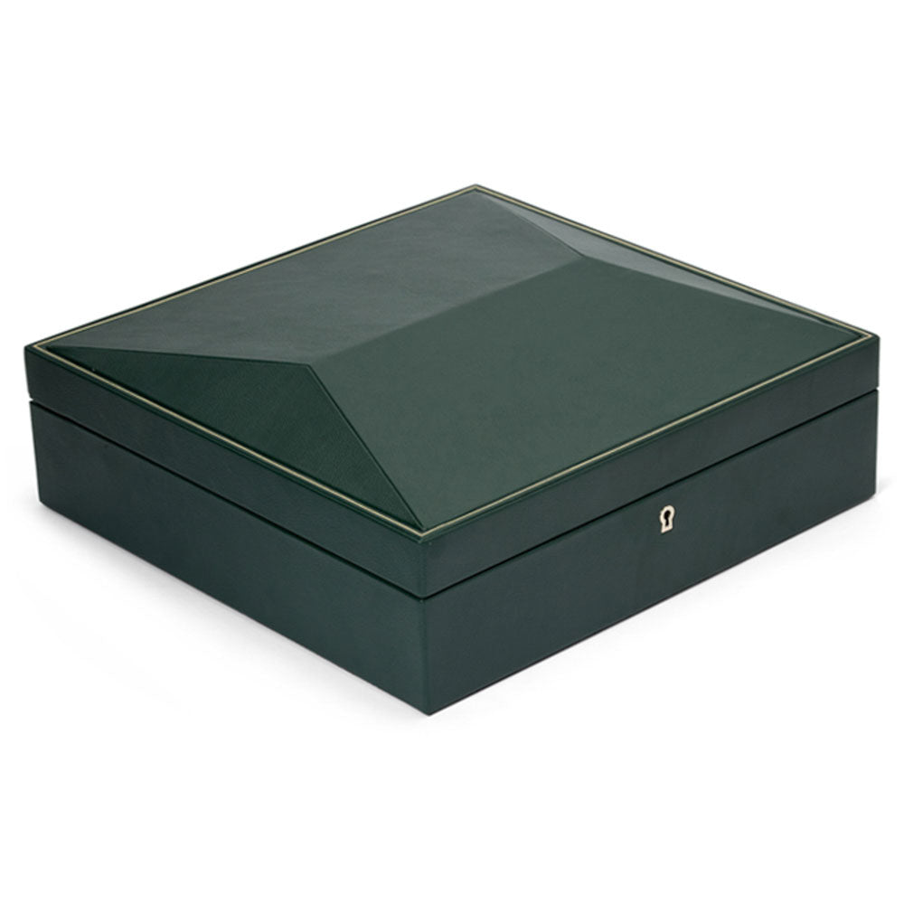 WOLF 1834 - British Racing 15 Piece Watch Box - Green