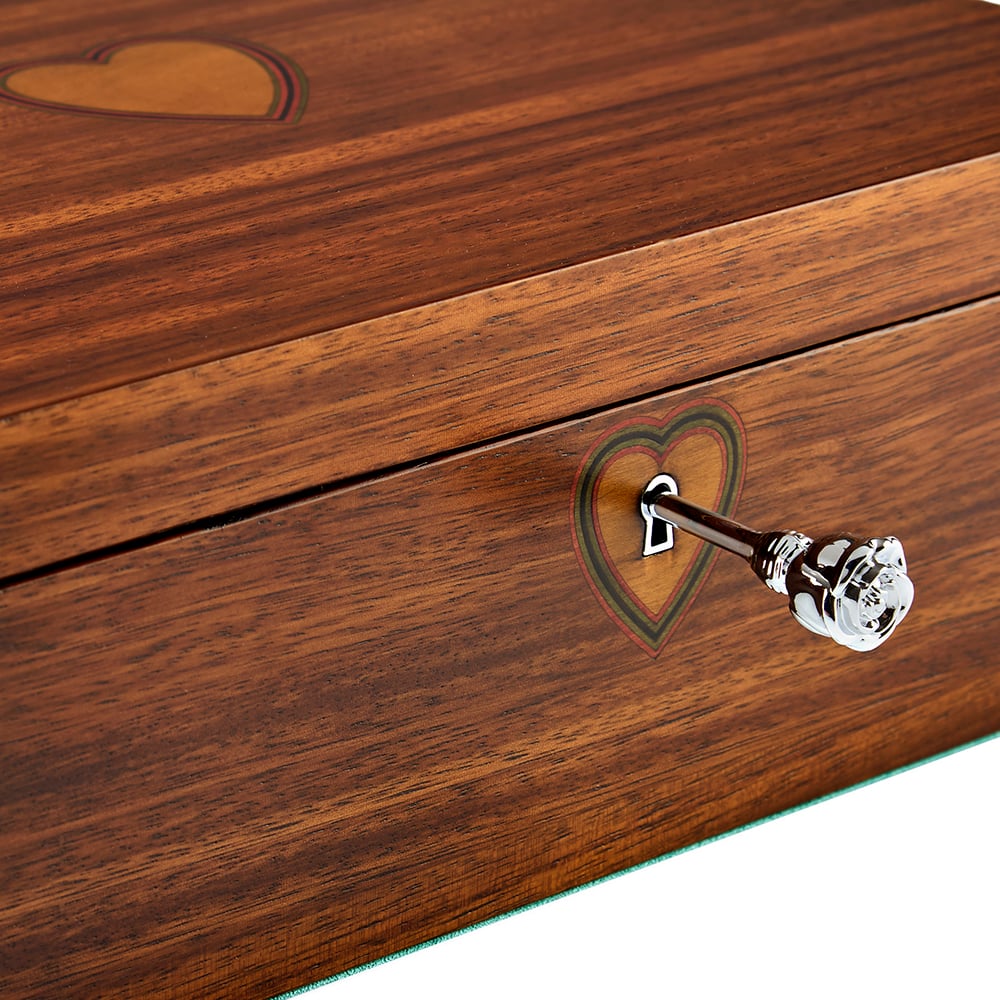 WOLF 1834 - Ballet Musical Jewellery Box – Sleeping Beauty Walnut Wood