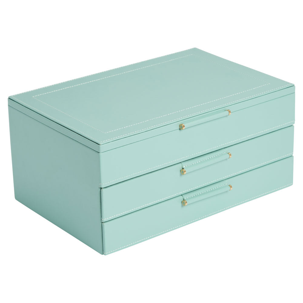 WOLF 1834 - Sophia Jewelry Box with Drawers - Jade