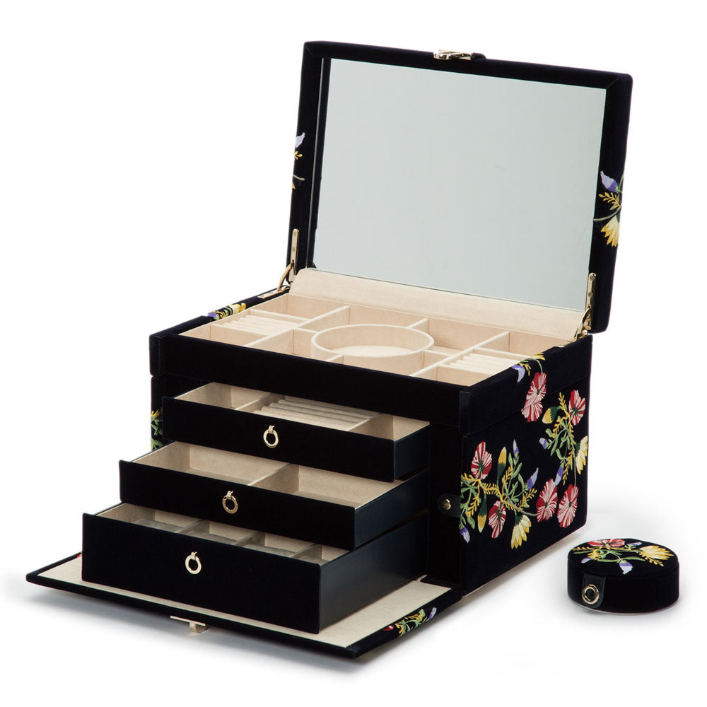 WOLF 1834 - Zoe Large Jewelry Box - Indigo