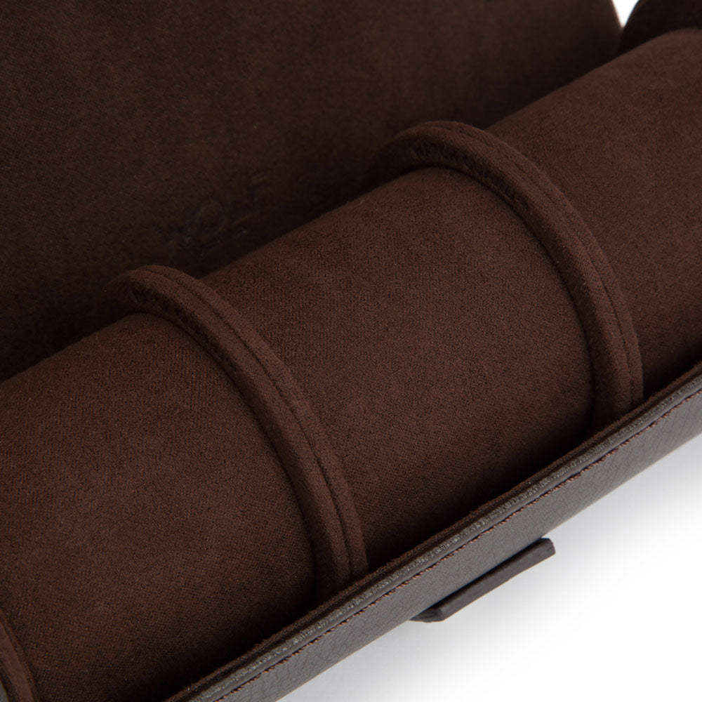 WOLF 1834 - Blake Watch Roll with Capsule - Brown