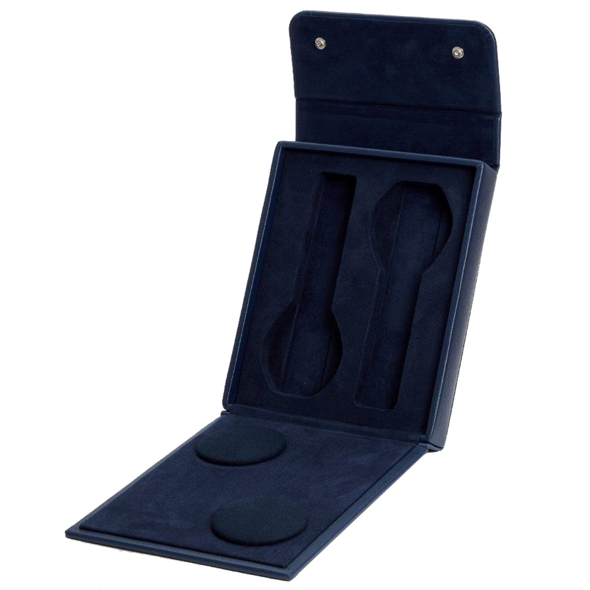 WOLF 1834 - Heritage 2 Piece Travel Watch Box - Navy