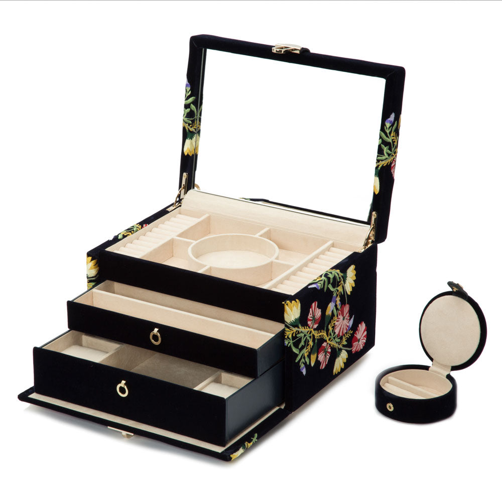 WOLF 1834 - Zoe Medium Jewelry Box - Indigo