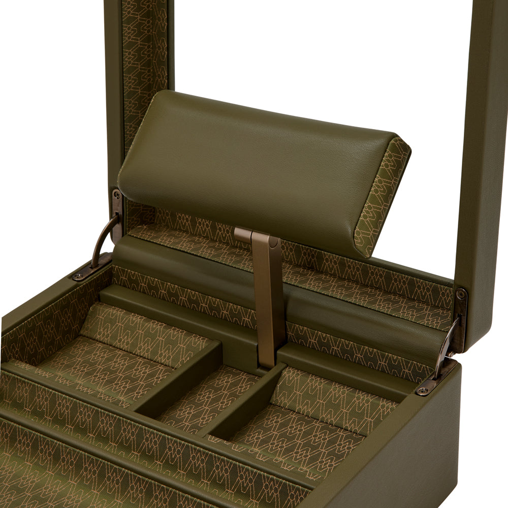 WOLF 1834 - Earth Watch Stand Box - Olive