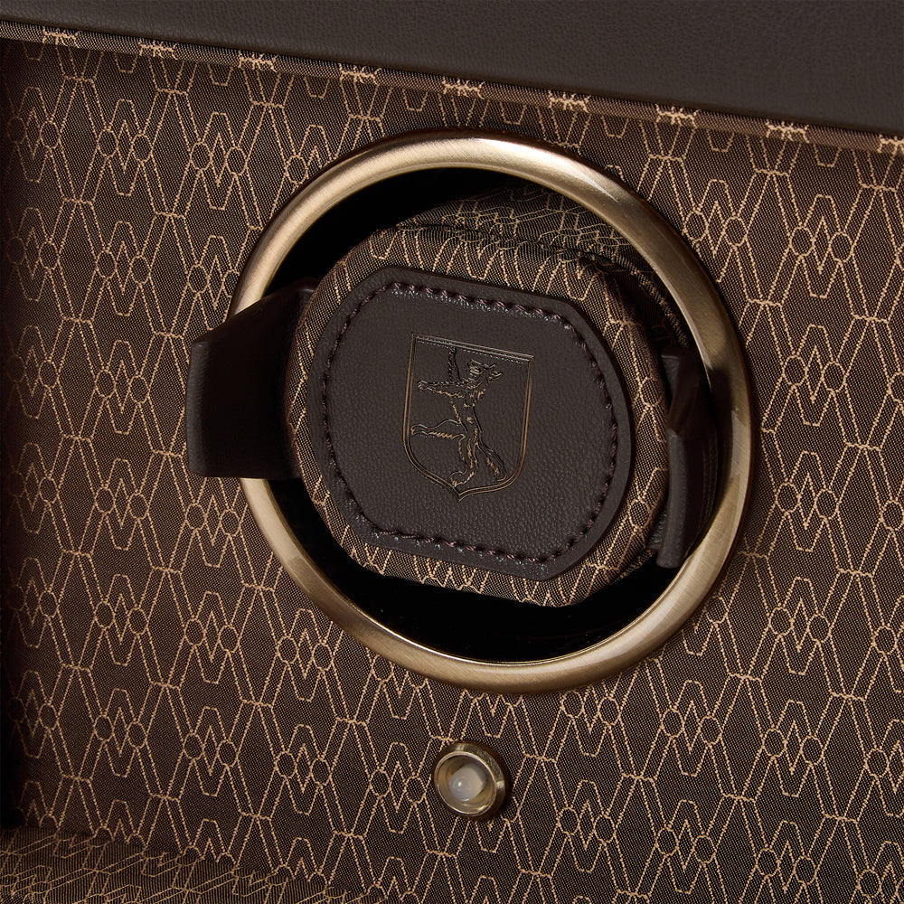 WOLF 1834 - Earth Single Watch Winder - Coffee