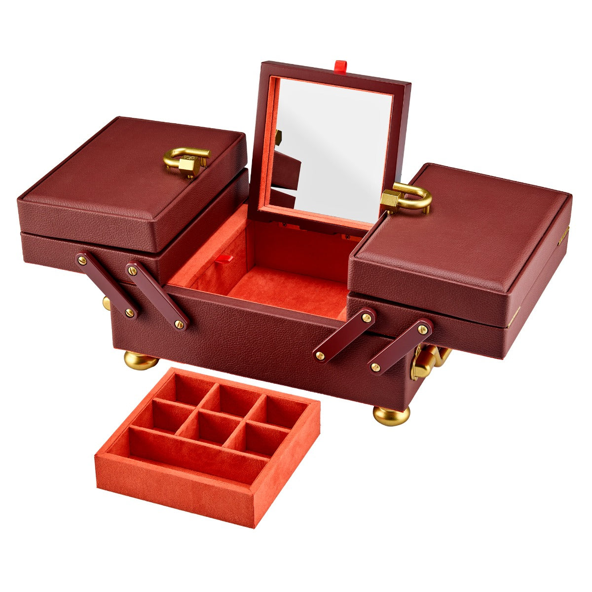 WOLF 1834 - Marla Aaron Baby Everything Box - Burgundy