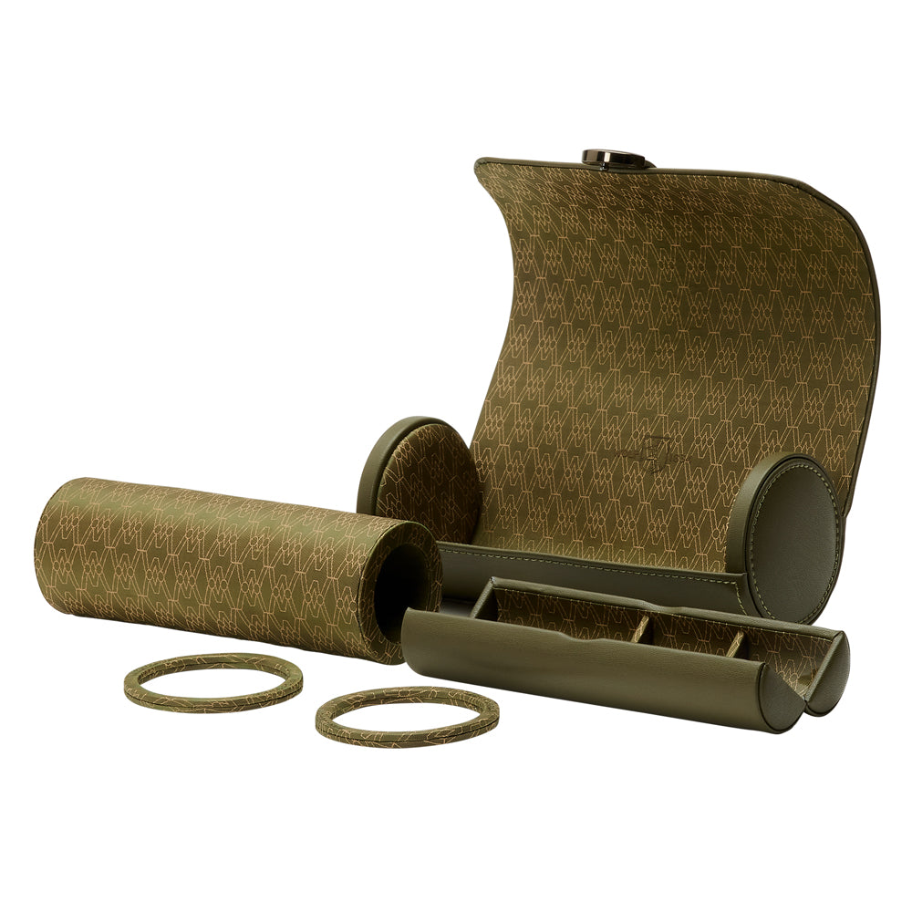 WOLF 1834 - Earth Triple Watch Roll - Olive