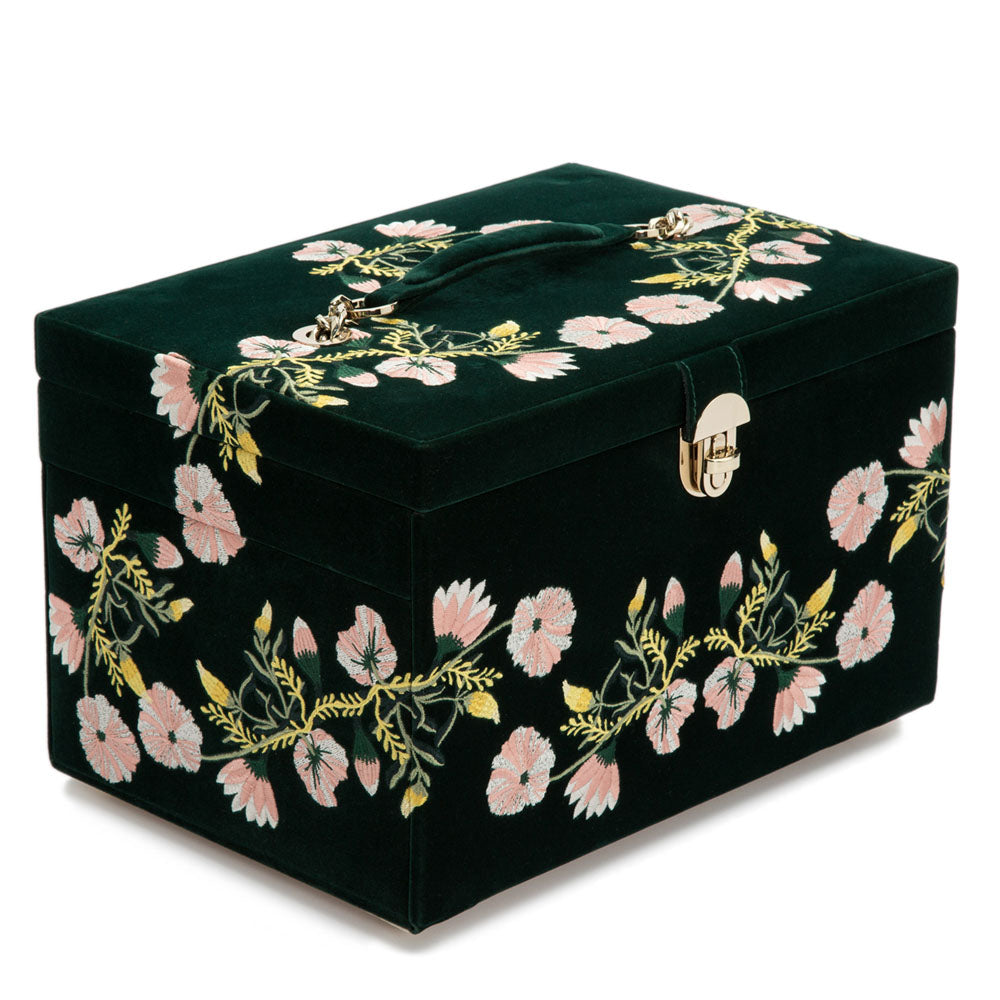 WOLF 1834 - Zoe Large Jewelry Box - Forest Green