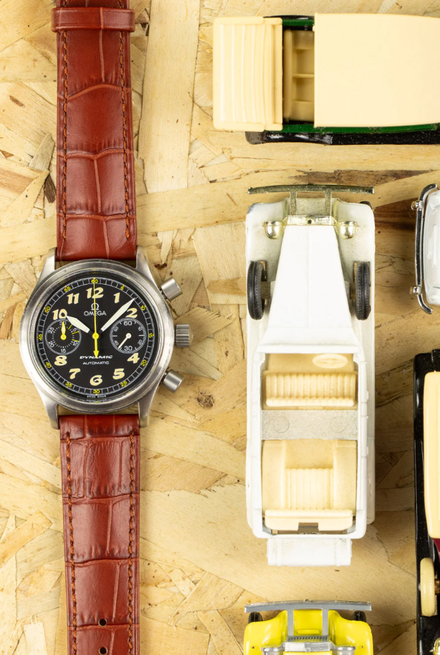 HIRSCH DUKE Alligator Embossed Calfskin Watch Strap 010 28 - Gold Brown