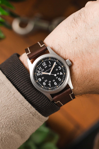 Hirsch - LIBERTY Long Saddle Leather Watch Band 1092 02 - Brown