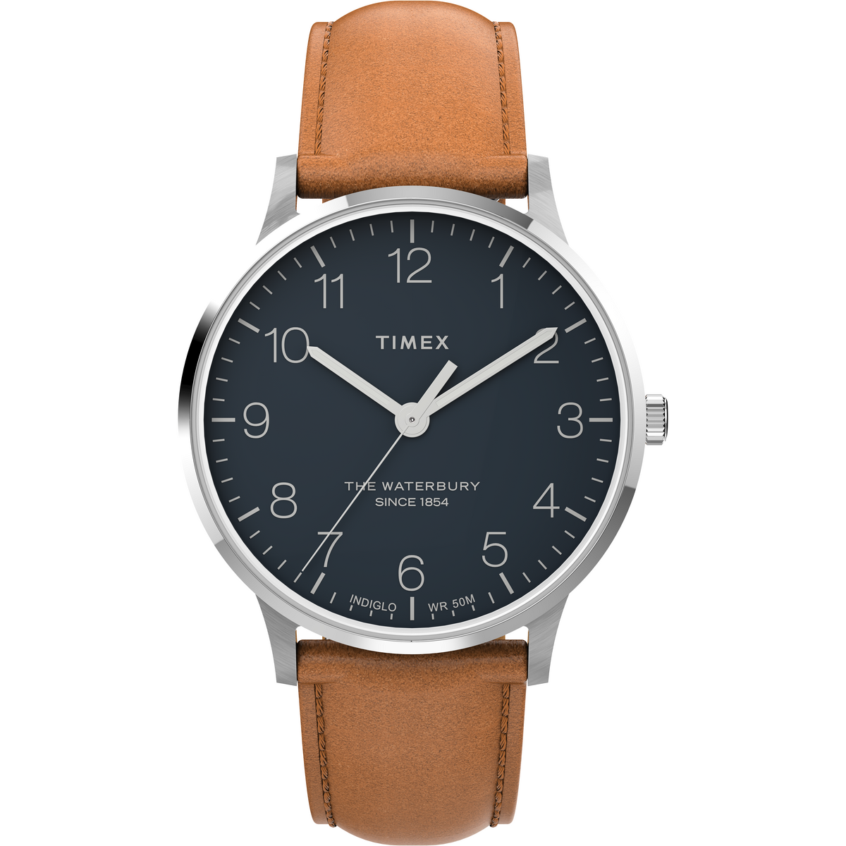 Timex TW2P58700 Waterbury Quadrante Grigio Cinturino In Pelle Marrone Orologio B00lpsij0o 2 Timex TW2P58700 Waterbury Quadrante Grigio Cinturino In Pelle Marrone Orologio B00lpsij0o 2