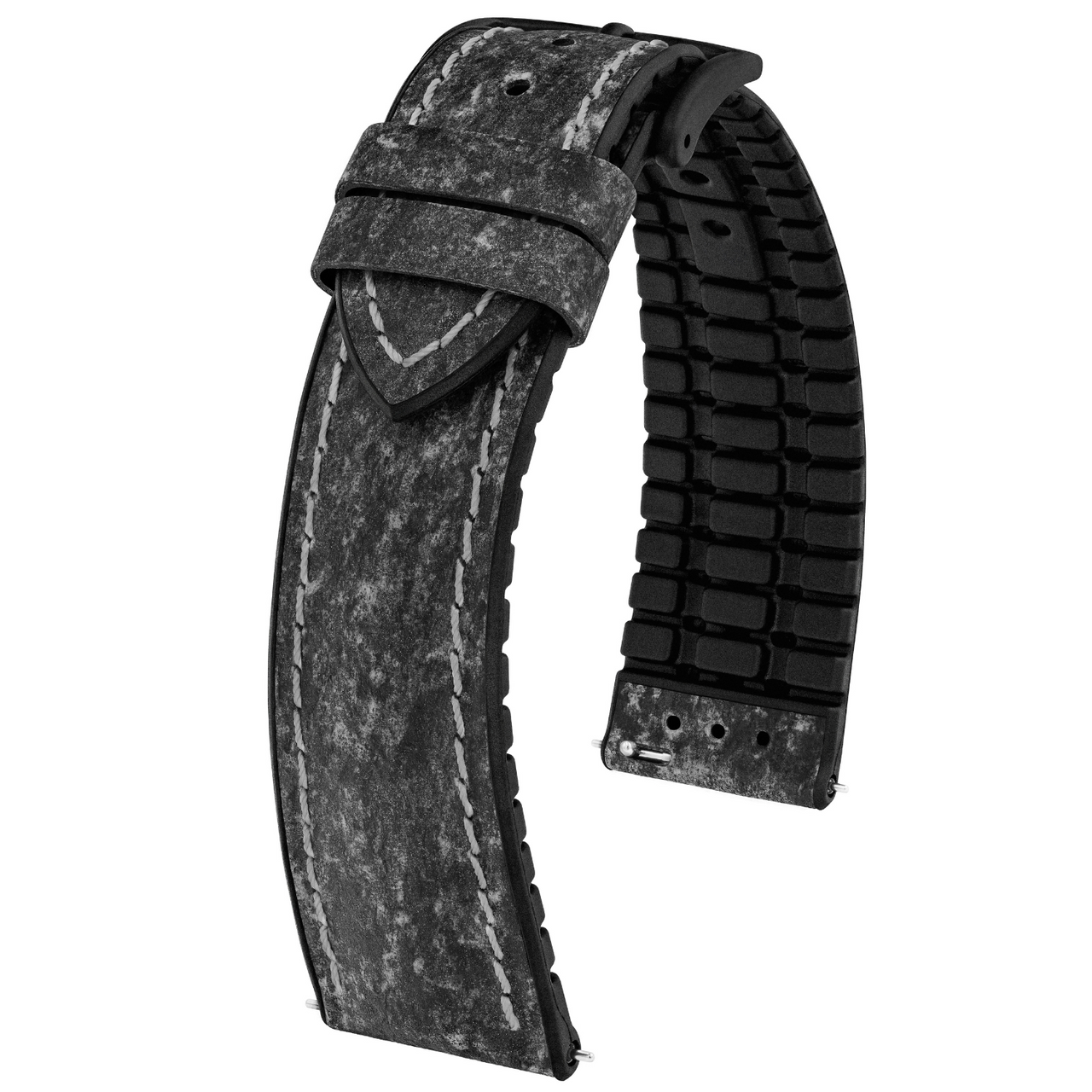 Hirsch - STONE Vegan Performance Watch Band 0925 - Black