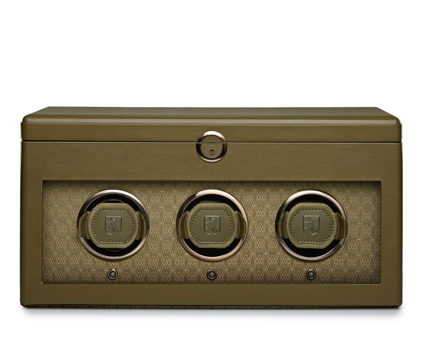 WOLF 1834 - Earth Triple Watch Winder - Olive