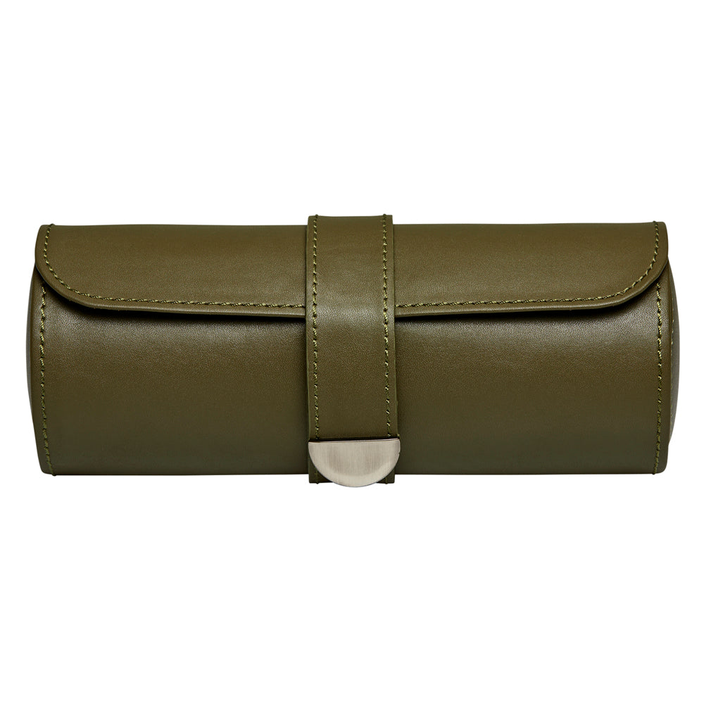 WOLF 1834 - Earth Triple Watch Roll - Olive