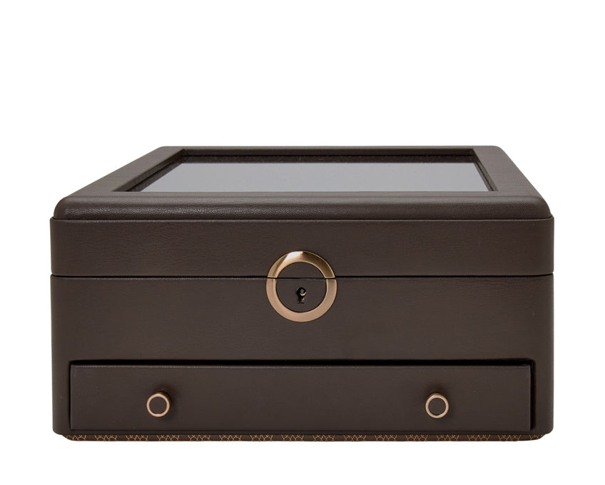 WOLF 1834 - Earth Watch Stand Box - Coffee