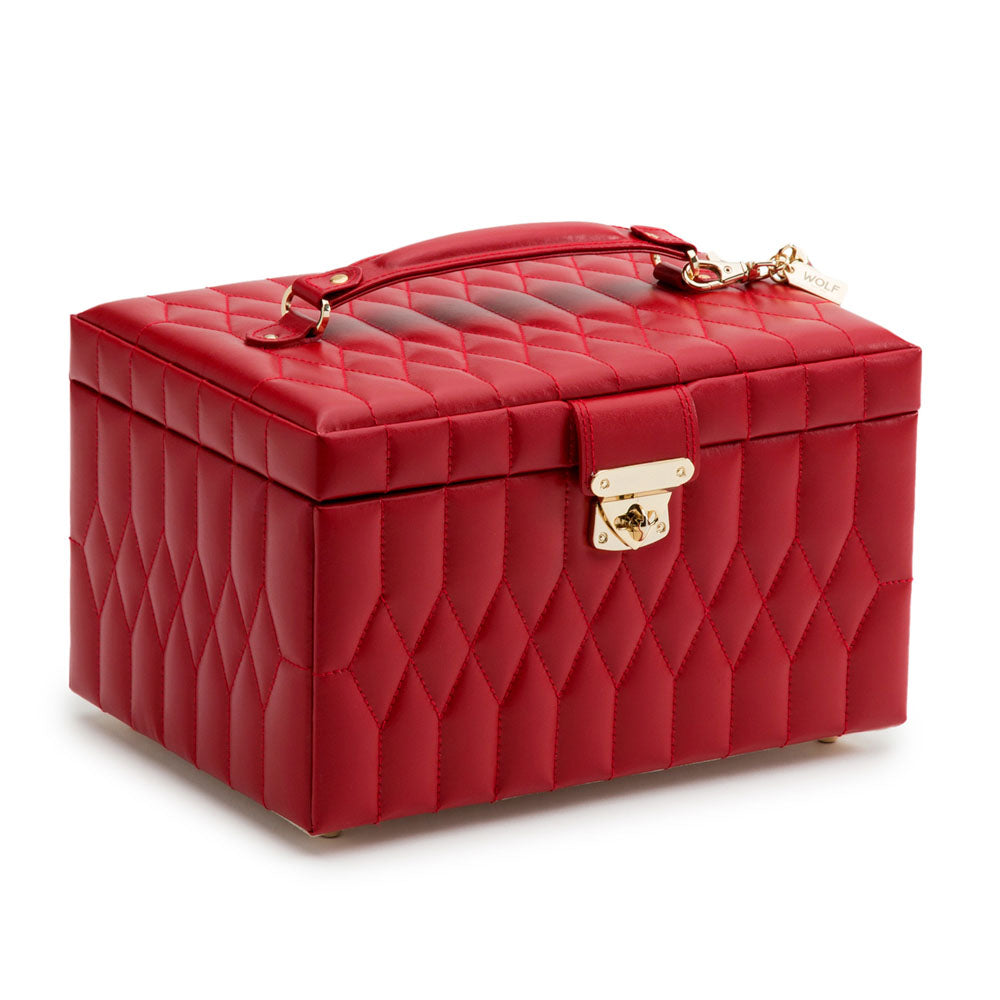 WOLF 1834 - Caroline Medium Jewelry Case - Red