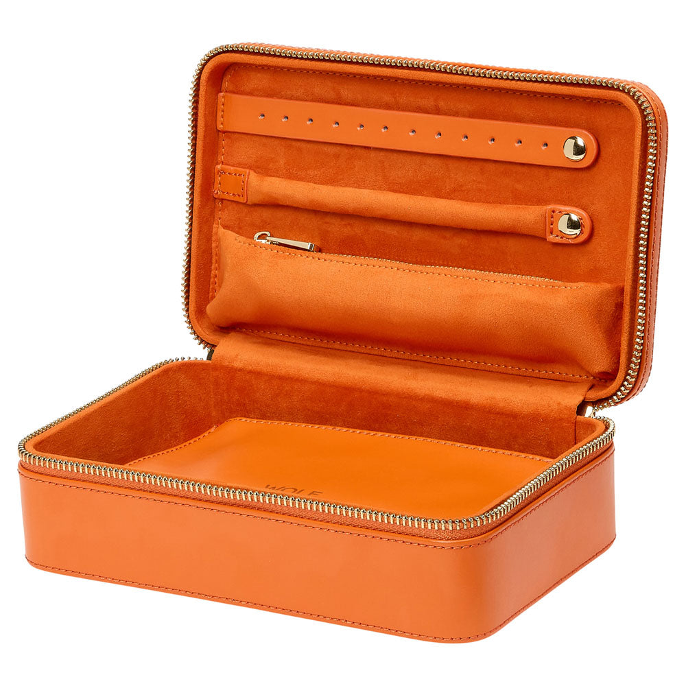 WOLF 1834 - Maria Medium Zip Case - Tangerine