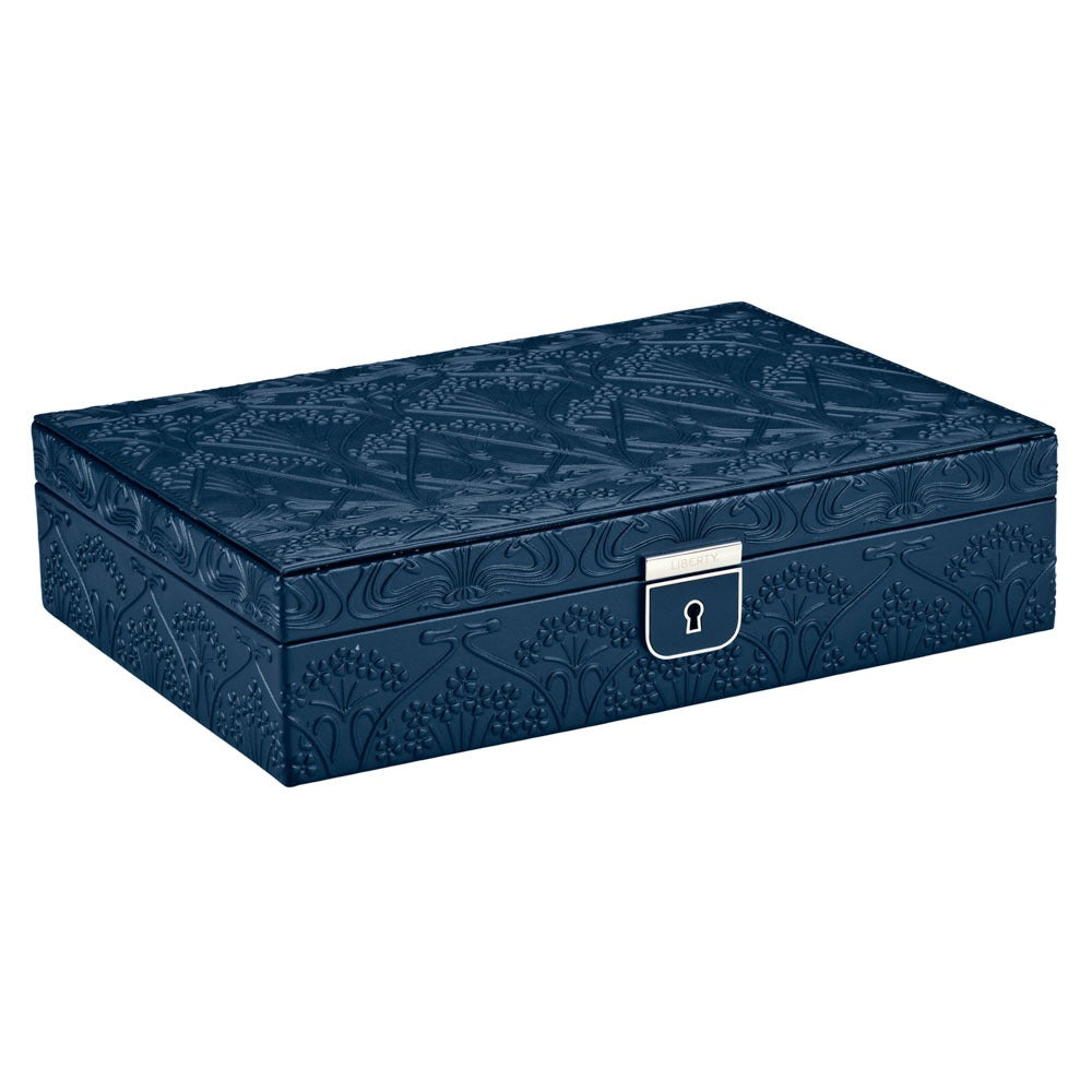 WOLF 1834 - WOLF X LIBERTY All Over Ianthe Medium Jewelry Box - Navy