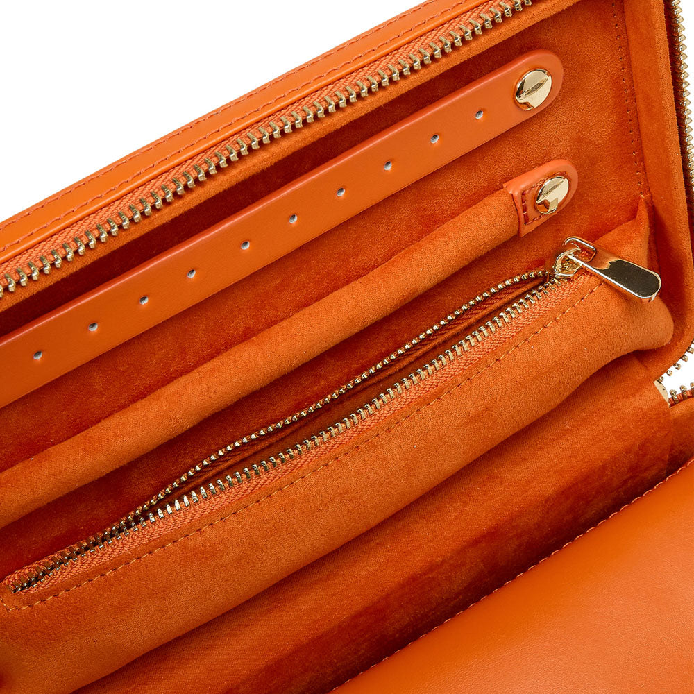 WOLF 1834 - Maria Medium Zip Case - Tangerine