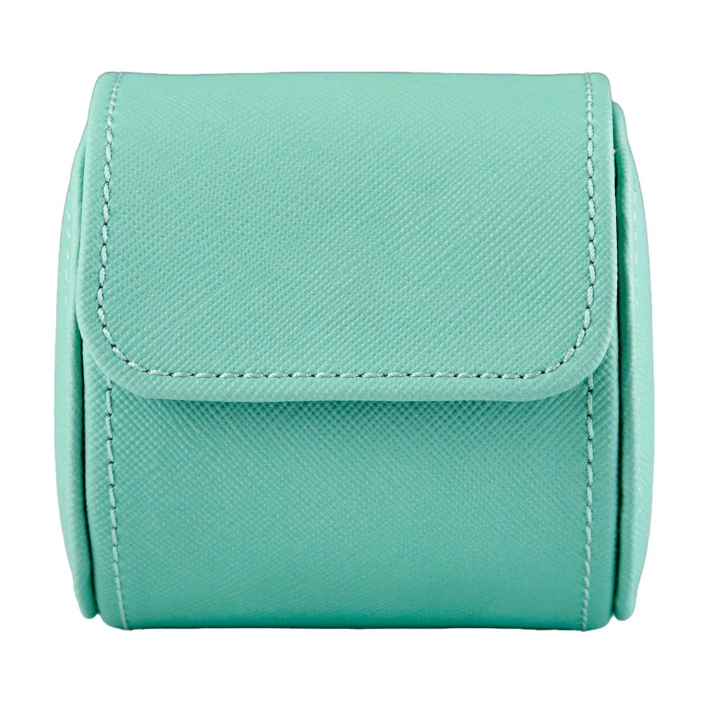 WOLF 1834 - Seltzer Single Watch Roll - Mint/Teal