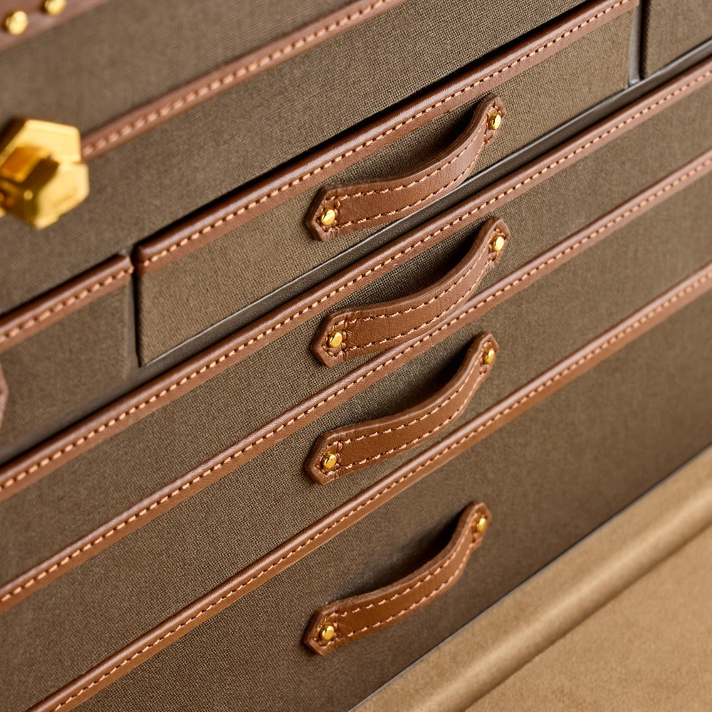 WOLF 1834 - Ida Armoire Jewelry Box - Khaki
